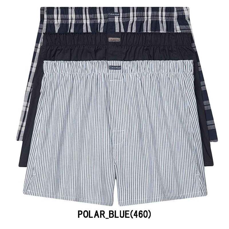 Calvin Klein(カルバンクライン)ck トランクス ボクサー 3枚セット お買い得 パック メンズ 男性用 下着 前開き NB4006