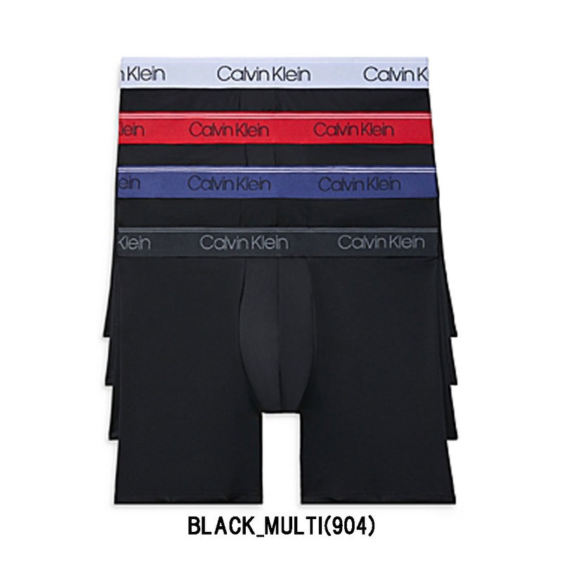 Calvin Klein(カルバンクライン)ボクサーパンツ 4枚セット メンズ 下着 MICROFIBER STRETCH NB2790