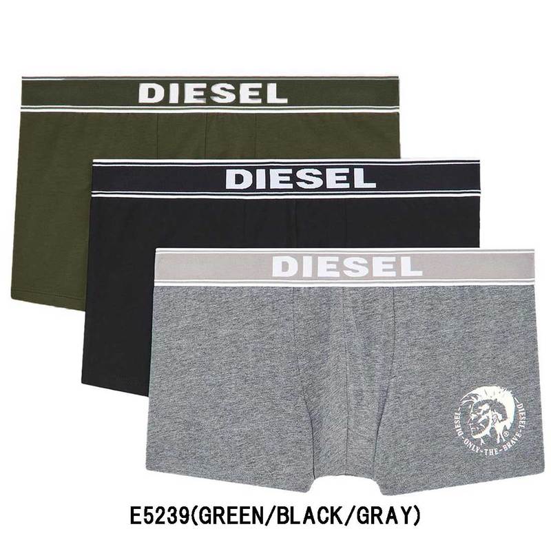 DIESEL(ディーゼル)ボクサーパンツ 3枚セット パック メンズ 下着 00SAB2 0TANL