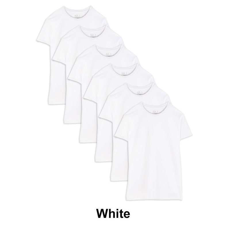 FRUIT OF THE LOOM(フルーツオブザルーム)クルーネック Tシャツ 6枚セット White Crew 6P2828