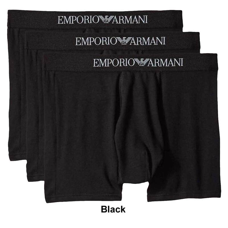 EMPORIO ARMANI(エンポリオアルマーニ)メンズ ボクサーパンツ 3枚組 セット パック アンダーウェア ロゴ シンプル 男性用 下着 ギフト 111611