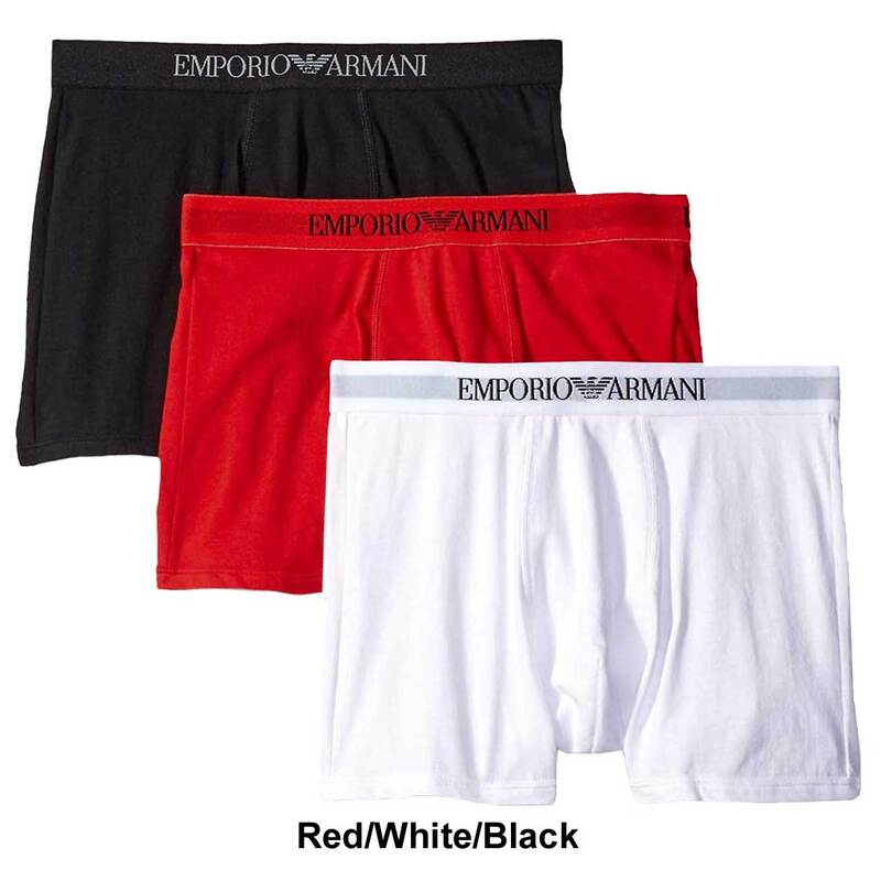 EMPORIO ARMANI(エンポリオアルマーニ)ボクサーパンツ アンダーウェア ロゴ シンプル 3枚セット お買い得 パック メンズ 男性用 下着 ギフト EA 111611 CC722