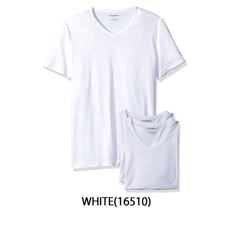 (SALE)EMPORIO ARMANI(エンポリオアルマーニ)Tシャツ 3枚セット お買い得 パック 男性用下着 110856