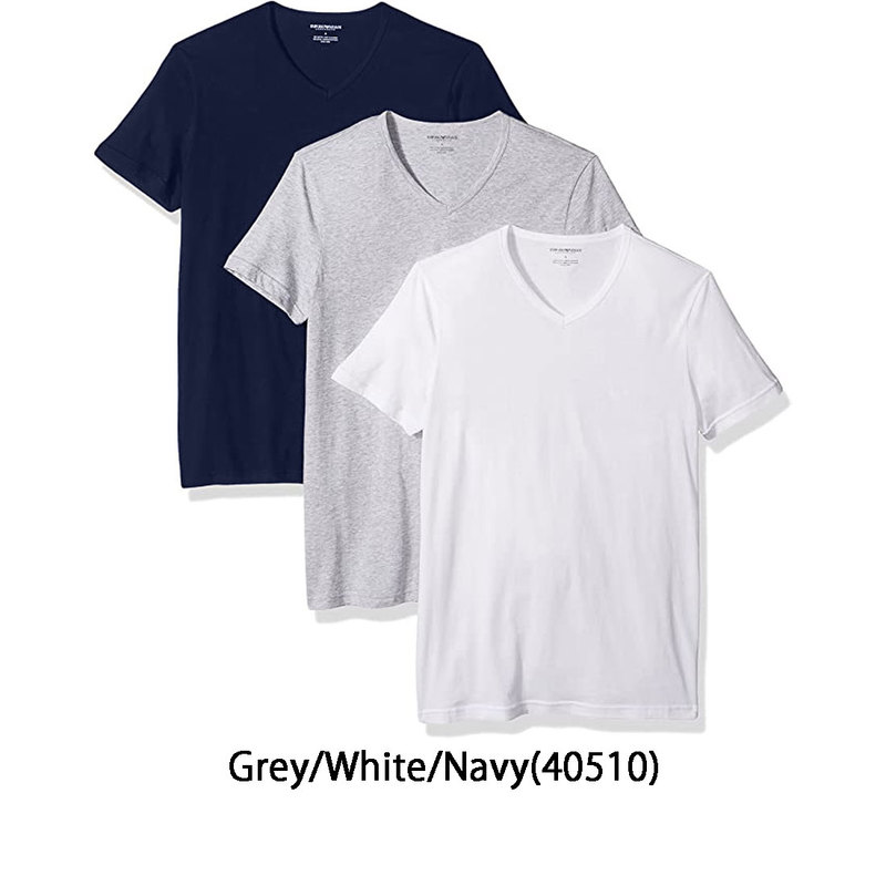 (SALE)EMPORIO ARMANI(エンポリオアルマーニ)Tシャツ 3枚セット お買い得 パック 男性用下着 110856