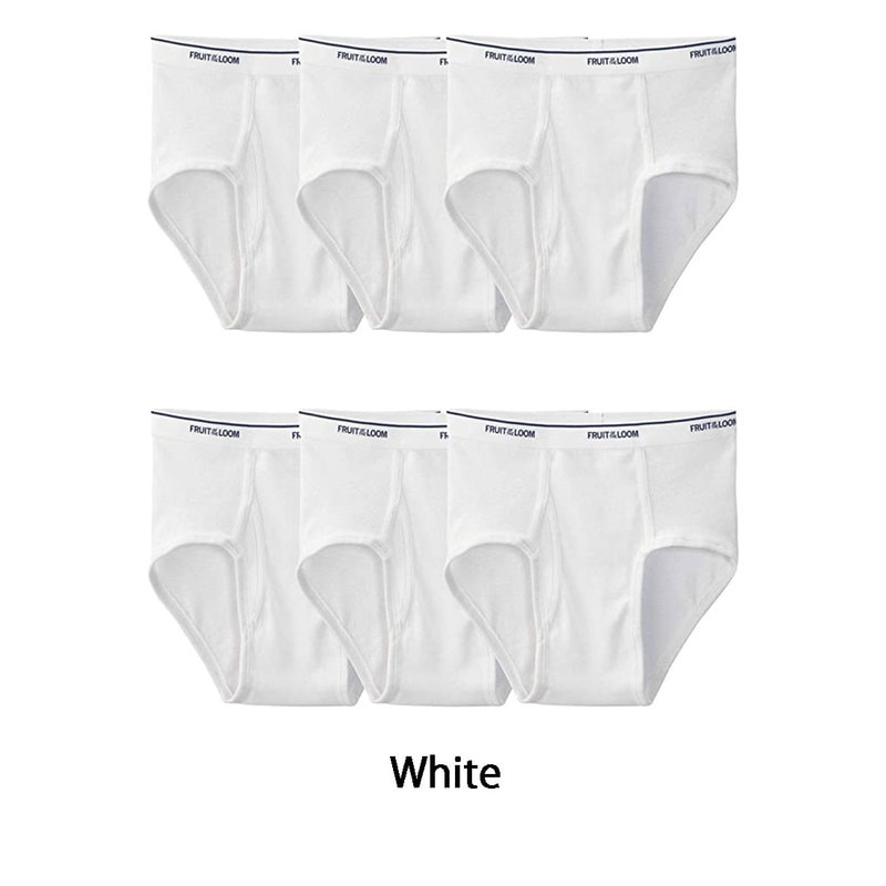 FRUIT OF THE LOOM(フルーツオブザルーム)ブリーフ ホワイト 6枚セット お買い得 パック メンズ 下着 6P762