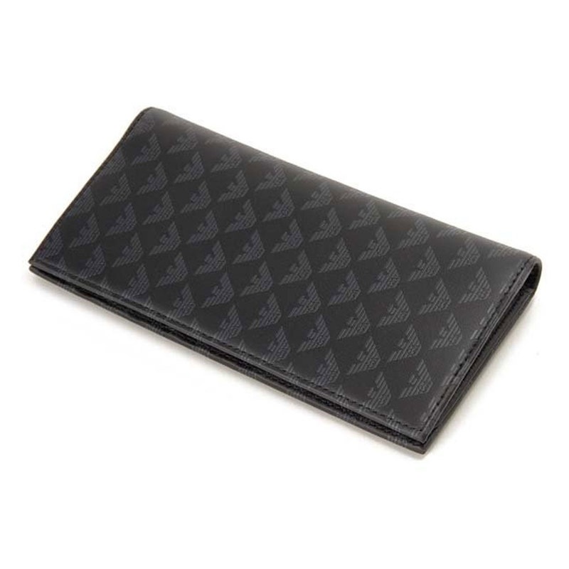 (SALE)EMPORIO ARMANI(エンポリオアルマーニ)長財布 クレジットカード レザー メンズ YEM474-YTO2J