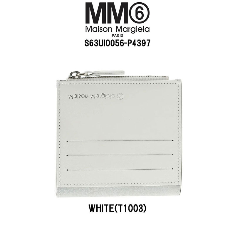 (SALE)MM6 Maison Margiela(エムエム6 メゾンマルジェラ)財布 二つ折り 小銭入れ S63UI0056-P4397