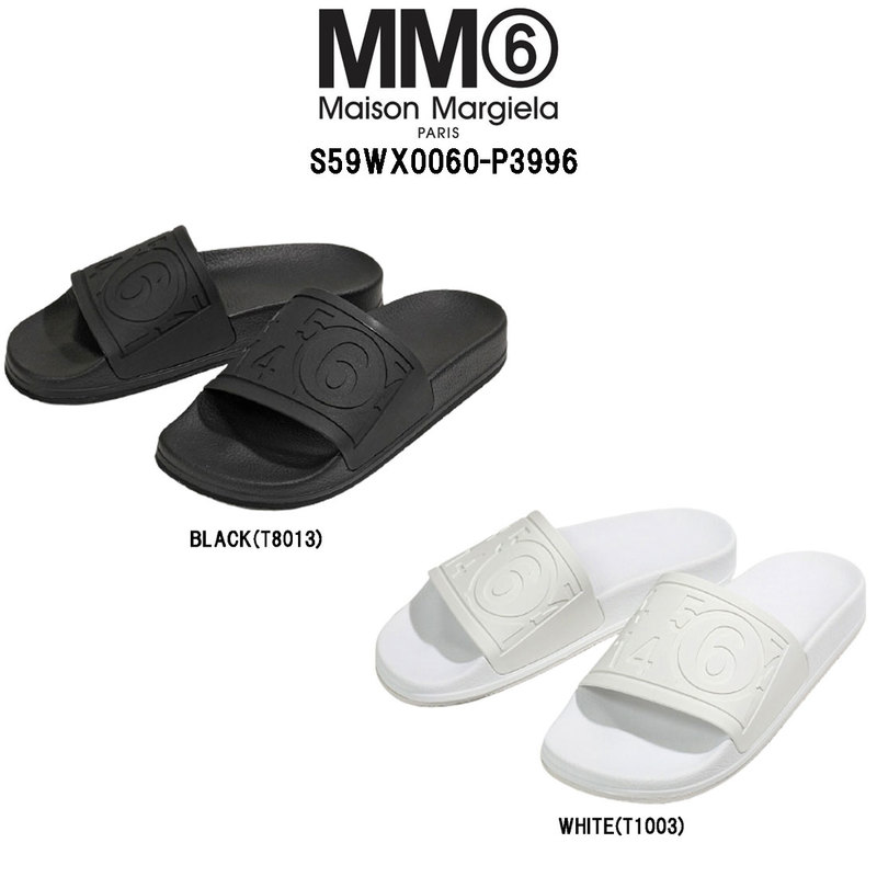 (SALE)MM6 Maison Margiela(エムエム6 メゾンマルジェラ)スリッパ シャワーサンダル S59WX0060-P3996