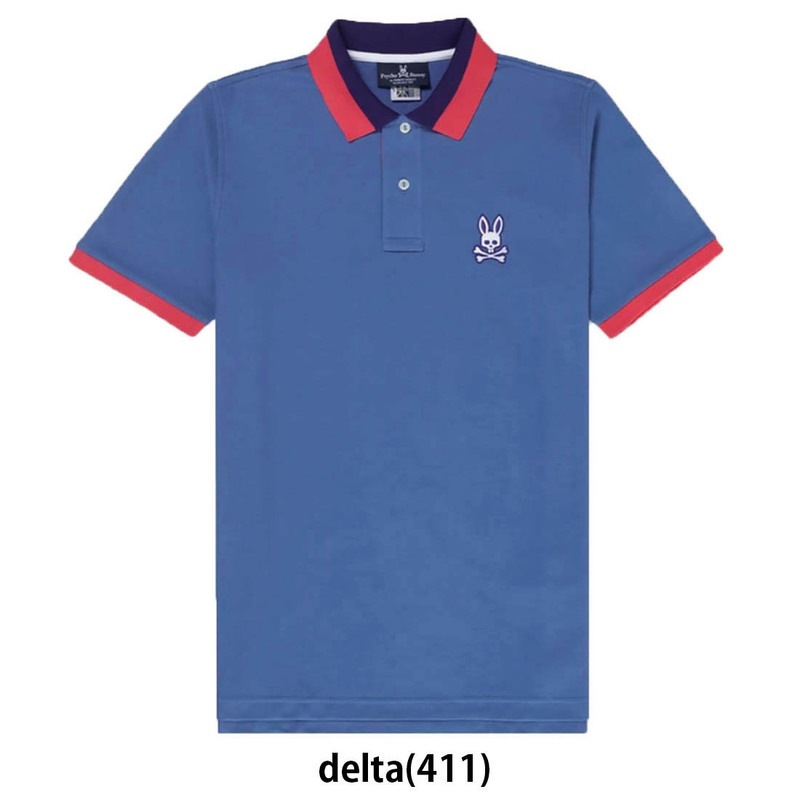 Psycho Bunny(サイコバニー)ポロシャツ 半袖 スポーツ ゴルフ メンズ ARLINGTON POLO B6K860K1PC
