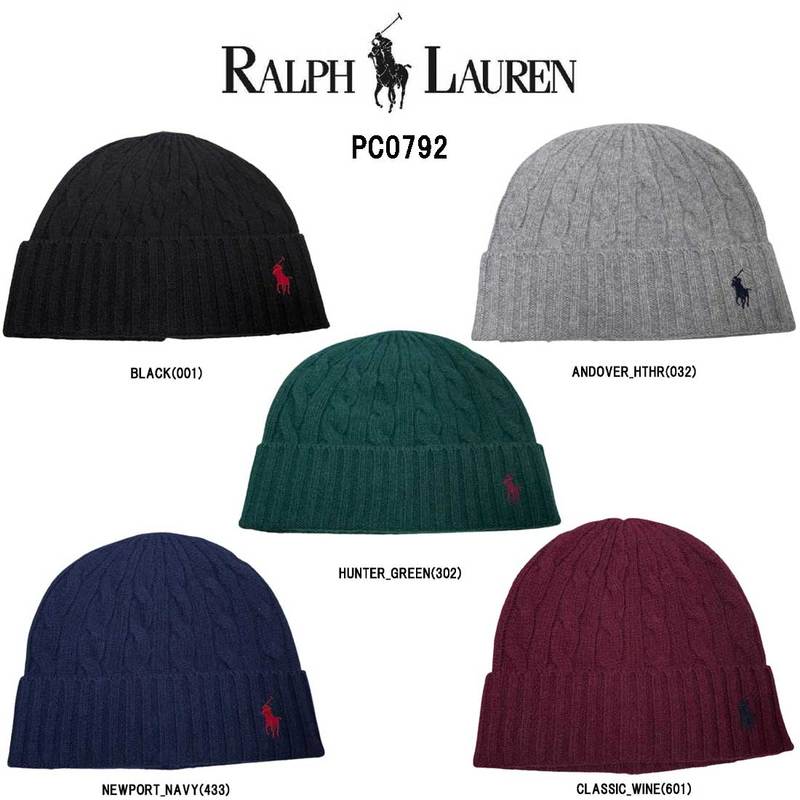 POLO RALPH LAUREN(ポロ ラルフローレン)ニット キャップ ビーニー 帽子 冬物 小物 アクセサリー メンズ PC0792