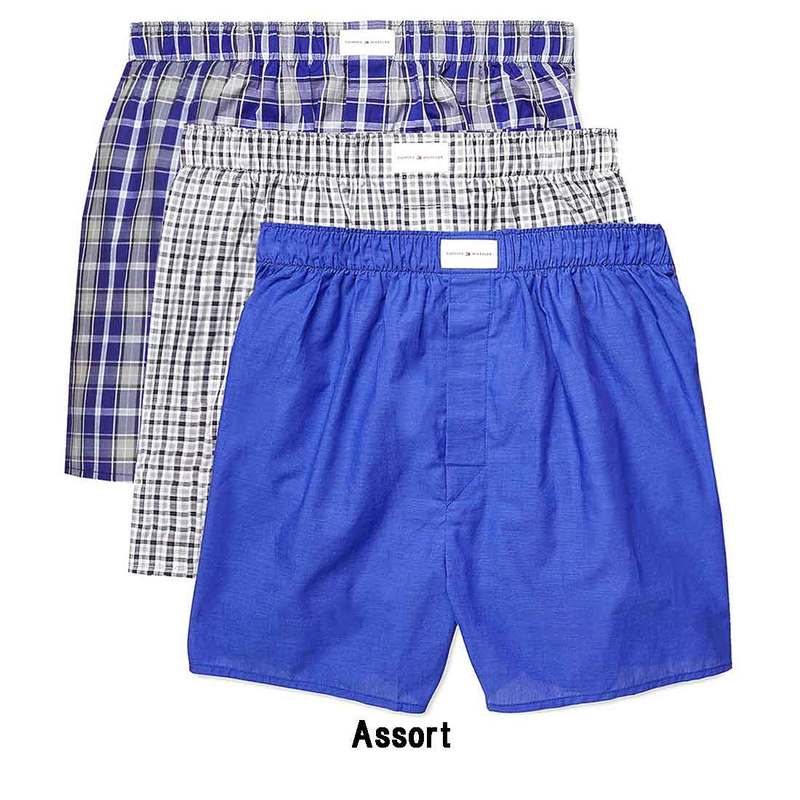 (SALE)TOMMY HILFIGER(トミーヒルフィガー)トランクス 3枚セット お買い得 パック メンズ 下着 09TV051