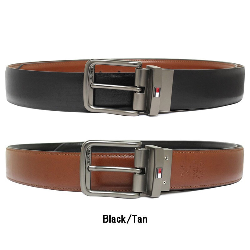 TOMMY HILFIGER(トミーヒルフィガー)ベルト リバーシブル ビジネス レザー メンズ ギフト 11TL01XZ33