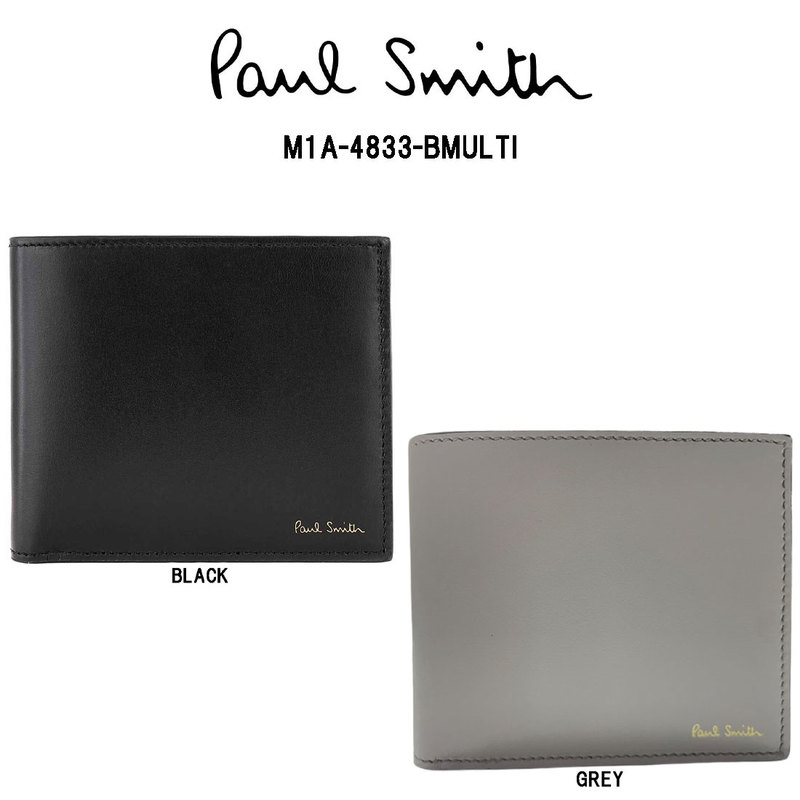 (SALE)Paul Smith(ポールスミス)二つ折り 財布 小銭入れ 小物 アクセサリー M1A-4833-BMULTI
