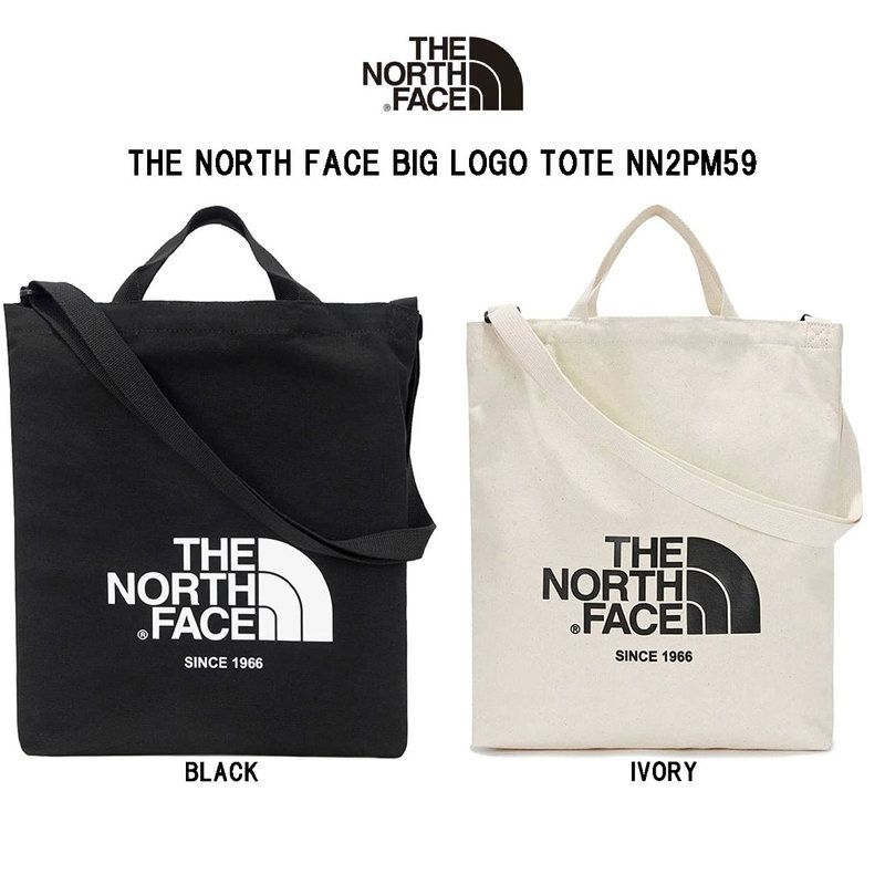THE NORTH FACE(ザノースフェイス)WHITE LABEL ビッグ ロゴ トート ショルダー バッグ シンプル オシャレ メンズ レディース NN2PM59