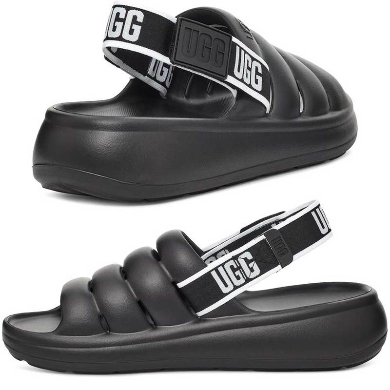 UGG(アグ)メンズ スリッパ サンダル バックベルト ロゴ 靴 厚底 海 プール ルームシューズ SPORT YEAH 1132150
