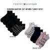 TOMMY HILFIGER(トミーヒルフィガー)レディース ソックス ショート アンクル スポーツ 6足組 女性用靴下 TVW211QT01|TOMMY HILFIGER