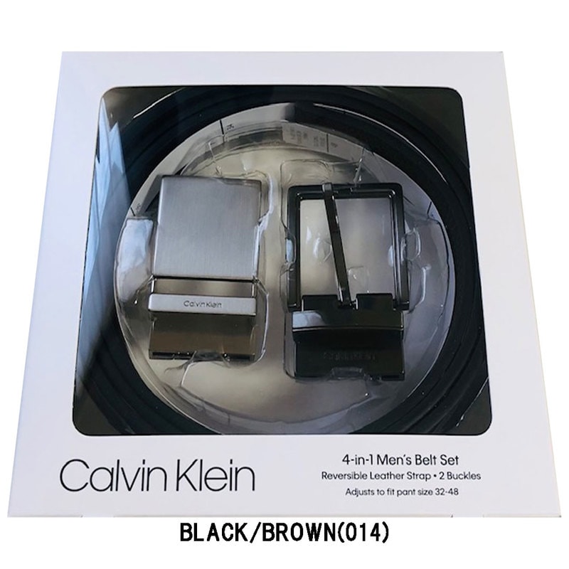 Calvin Klein(カルバンクライン)レザー ベルト セット リバーシブル スーツ ビジネス カジュアル メンズ ck 11CK020025
