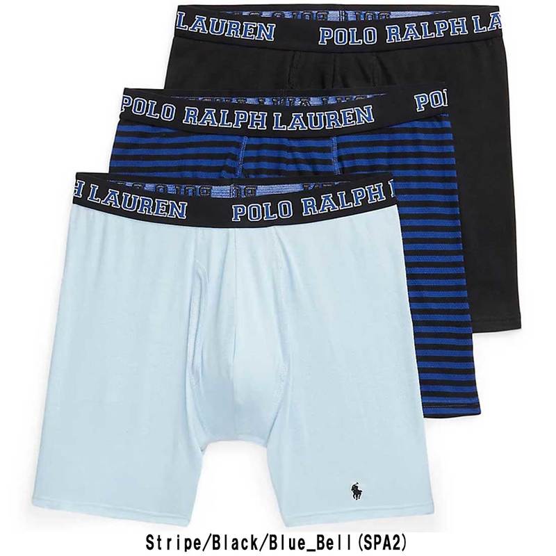 POLO RALPH LAUREN(ポロ ラルフローレン)ボクサーパンツ 3枚セット お買い得 パック メンズ 下着 RMBBP3