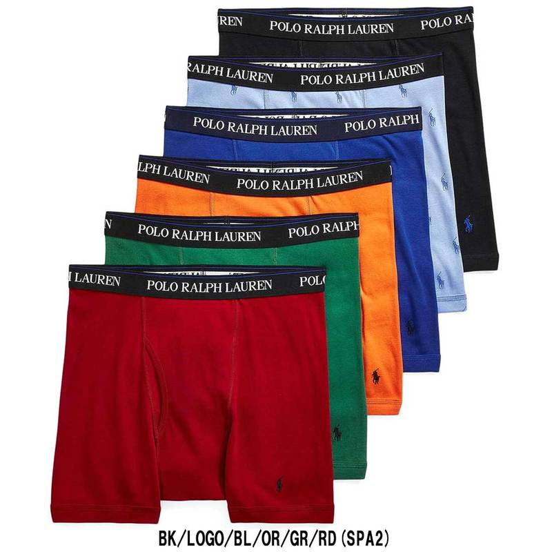 POLO RALPH LAUREN(ポロ ラルフローレン)ボクサーパンツ 6枚セット お買い得 パック メンズ 下着 RCBBP6