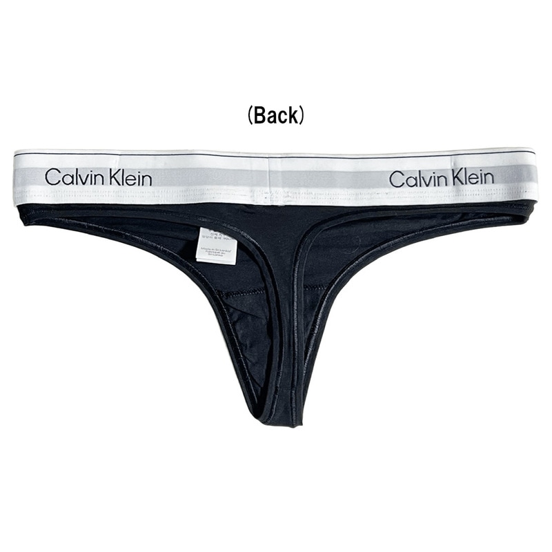 Calvin Klein(カルバンクライン)ck レディース Tバック ビキニ ショーツ コットン ロゴ 無地 アンダーウェア 女性用 下着 modern cotton F3786