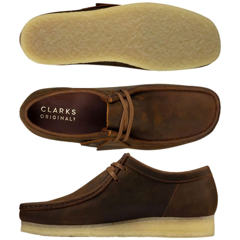 CLARKS(クラークス)ワラビー ローカット レザー スタンダード シューズ