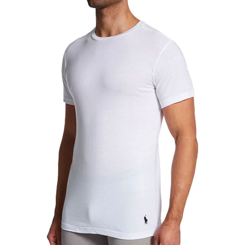 POLO RALPH LAUREN(ポロ ラルフローレン)Tシャツ クルーネック 半袖 スリムフィット コットン 5枚組 パック メンズ インナー 男性用 肌着 下着 NSCNP5