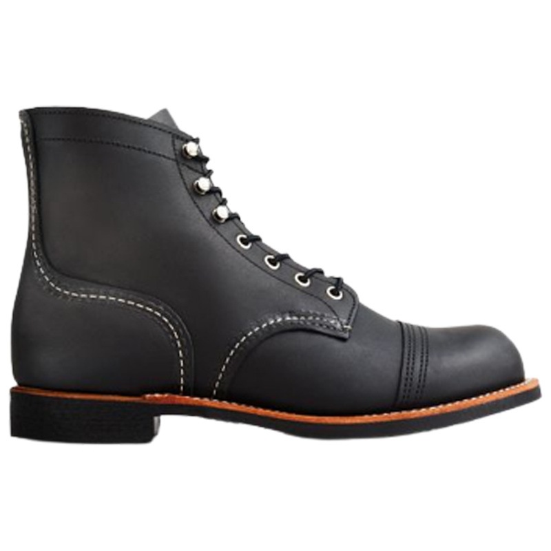 RED WING(レッドウィング)アイアンレンジャー ブーツ 革 レザー 革靴 メンズ ブラック 黒 レースアップ 男性用 定番 6-inch IRON RANGER #8084