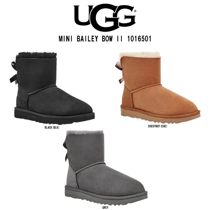 UGG(アグ)レディース ミニ ベイリー ボウ ブーツ ムートン シープ