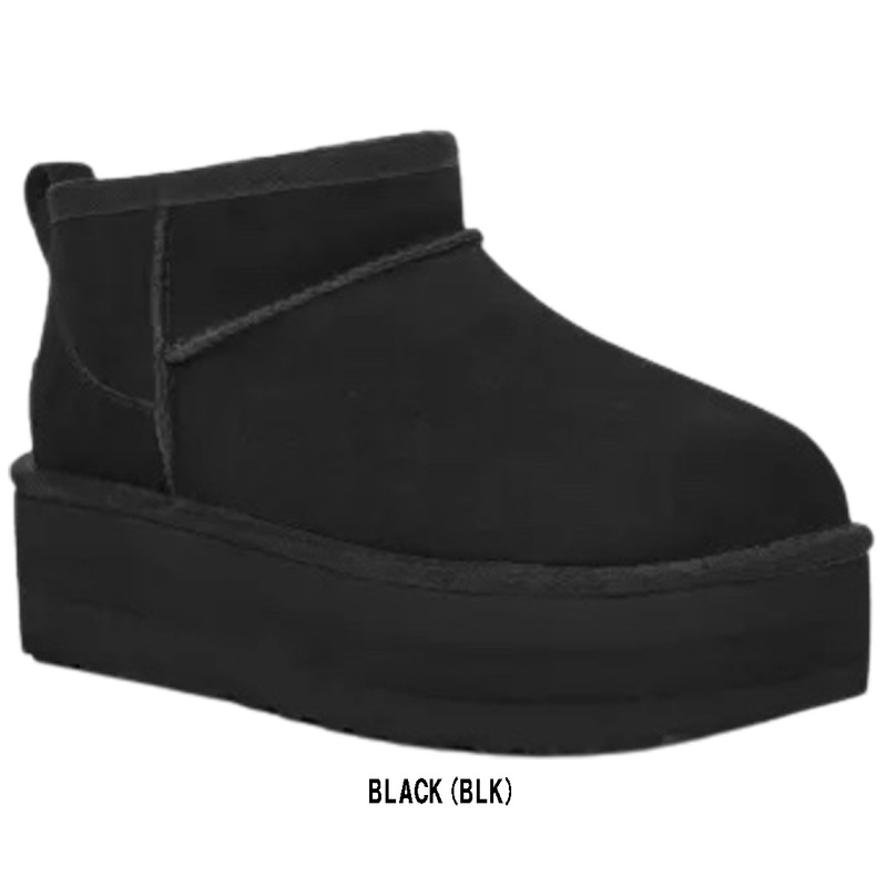 UGG(アグ)レディース ブーツ クラシック ウルトラ ミニ プラットフォーム 厚底 スエード シープスキン W CLASSIC ULTRA MINI PLATFORM 1135092