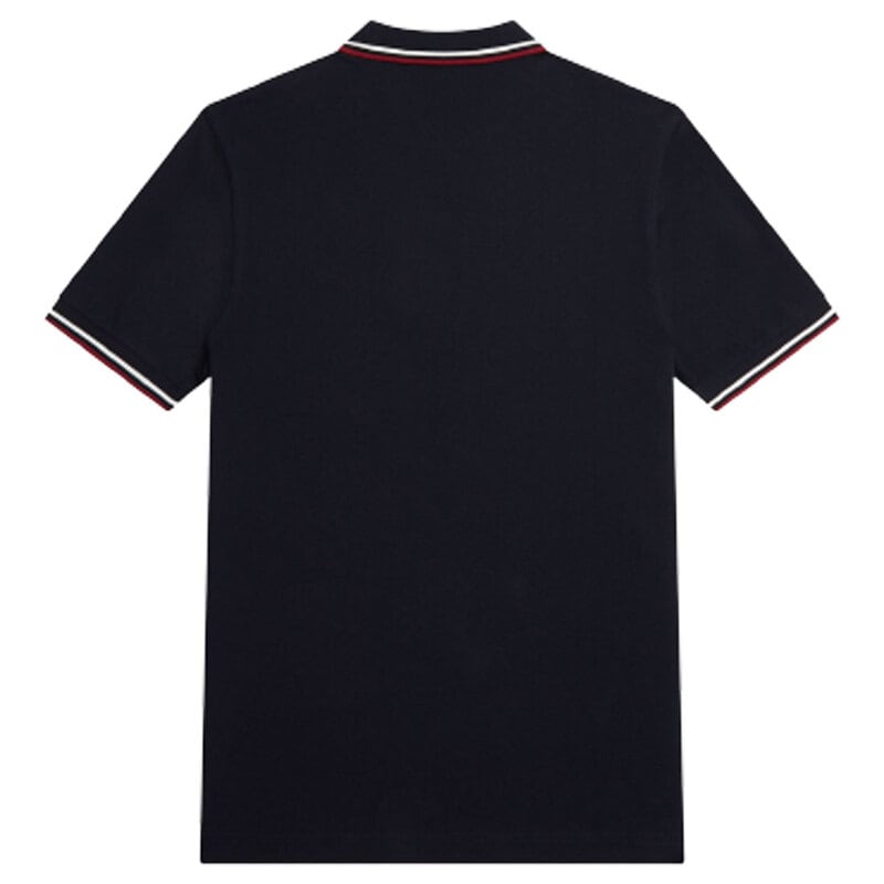 FRED PERRY(フレッドペリー)ポロシャツ 半袖 ティップライン レギュラーフィット コットンピケ ロゴ 刺繍 メンズ レディース 定番 TWIN TIPPED M3600