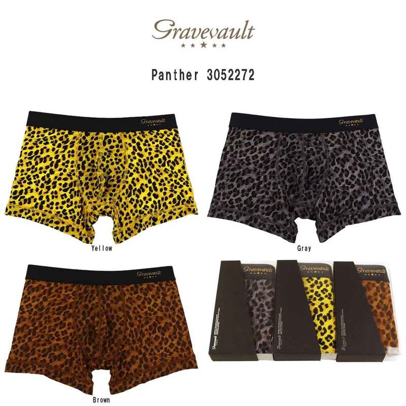 (FINAL SALE)gravevault(グレイブボールト)ショート ボクサーパンツ メンズ 下着 Panther 3052272