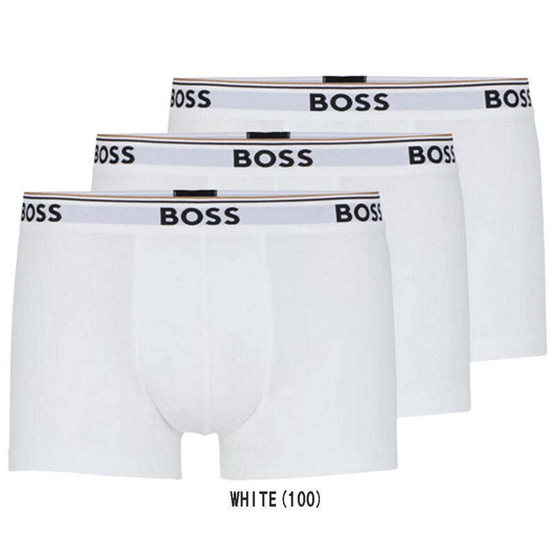 HUGO BOSS(ヒューゴボス)ボクサーパンツ 綿 3枚セット メンズ 下着 前閉じ 50475274