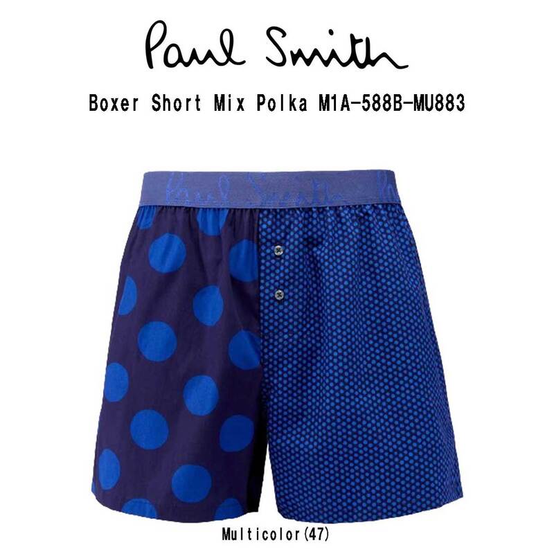 Paul Smith(ポールスミス)トランクス 前開き 総柄 ドット メンズ 男性用下着 Boxer Short Mix Polka M1A-588B-MU883