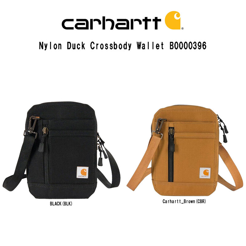 (SALE)Carhartt(カーハート)ボディバッグ ショルダーバッグ クロスボディ ポーチ ウォレット 耐久性 撥水 アウトドア フェス スマホ 小物入れ 鞄 B0000396