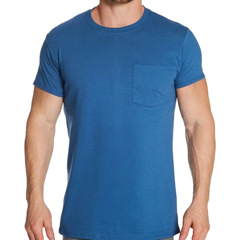 (SALE)FRUIT OF THE LOOM(フルーツオブザルーム)Tシャツ クルーネック ポケット 無地 アソート お買い得 パック 6枚セット 男性用 肌着 メンズ 6P30BG