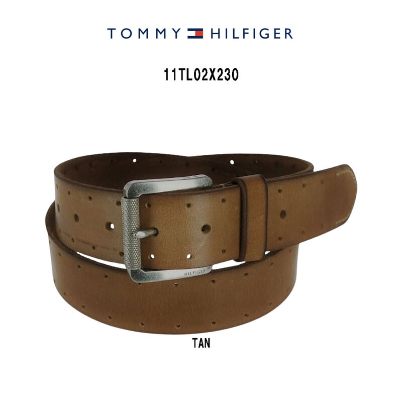 (SALE)TOMMY HILFIGER(トミーヒルフィガー)ベルト カジュアル レザー ギフト メンズ 男性用 11TL02X230
