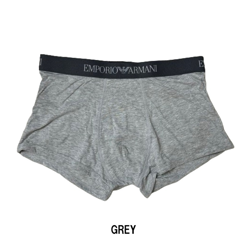 EMPORIO ARMANI(エンポリオアルマーニ)バラ売り 単品 1枚 試着用 お試し 箱無し ローライズ ボクサー パンツ メンズ 男性用 下着 111610