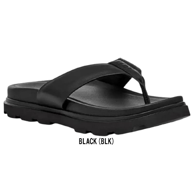 (SALE)UGG(アグ)メンズ キャピトラ フリップ サンダル トングサンダル  ビーチサンダル シューズ レザー 本革リゾート 男性用 Capitola Flip 1153077