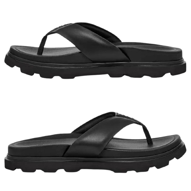 (SALE)UGG(アグ)メンズ キャピトラ フリップ サンダル トングサンダル  ビーチサンダル シューズ レザー 本革リゾート 男性用 Capitola Flip 1153077