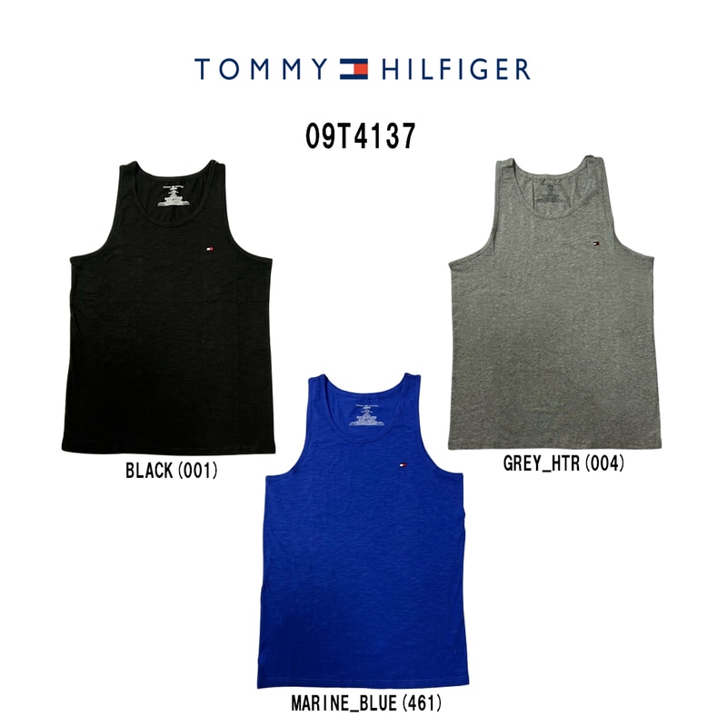 (SALE)TOMMY HILFIGER(トミーヒルフィガー)タンクトップ  ロゴ 肌着 下着 メンズ 男性用 09T4137