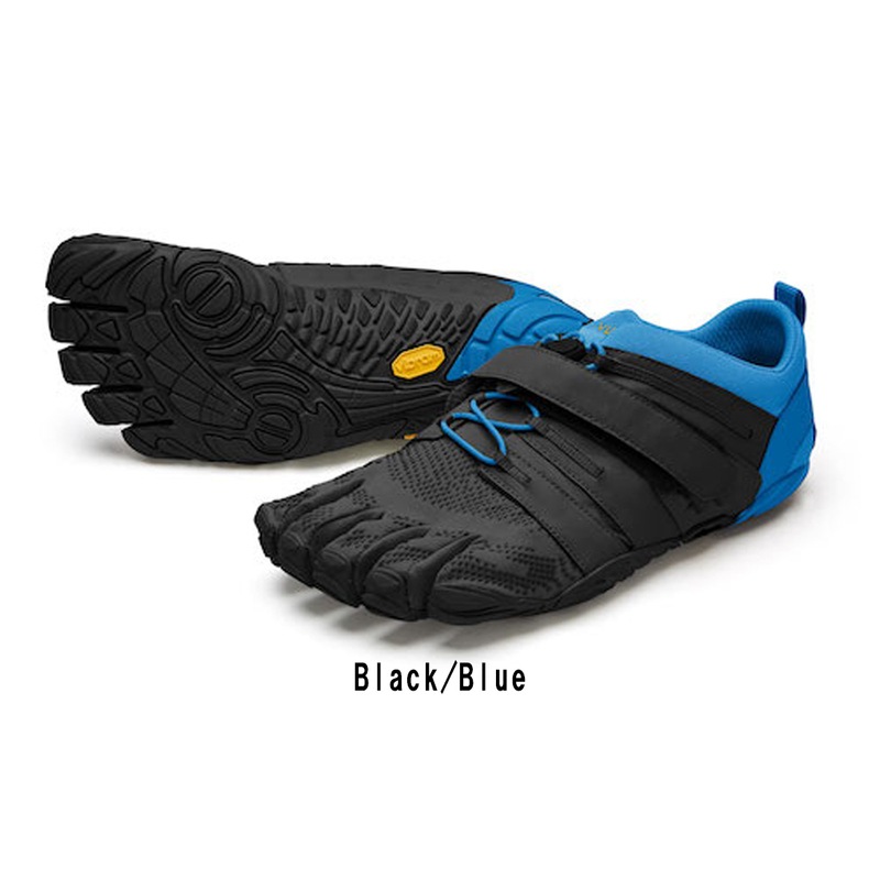 Vibram FiveFingers(ビブラムファイブフィンガーズ)メンズ 五本指 シューズ トレーニング ランニング 運動 ジム ブラック ブルー V-Train 2.0 20M7703