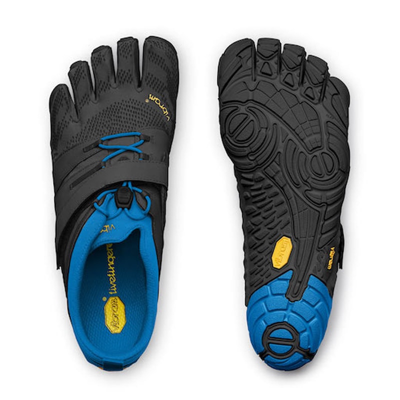 Vibram FiveFingers(ビブラムファイブフィンガーズ)メンズ 五本指 シューズ トレーニング ランニング 運動 ジム ブラック ブルー V-Train 2.0 20M7703