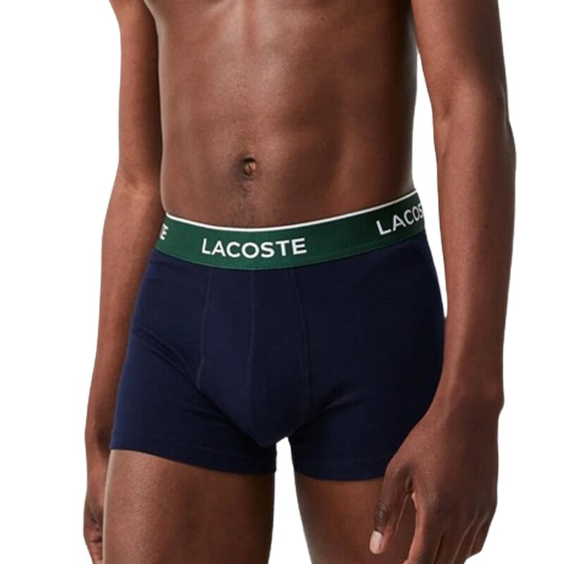 (SALE)LACOSTE(ラコステ)ボクサーパンツ ショート 前閉じ コットン ストレッチ 3枚組 セット お買得パック メンズ 男性用 下着 5H3401