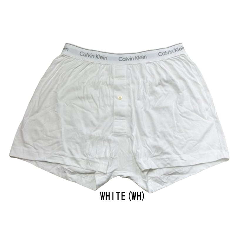 Calvin Klein(カルバンクライン)ck バラ売り 単品 1枚 試着用 お試し 箱無し ニットトランクス ニットラ ボクサー 前開き コットン メンズ 男性用 下着 NB4005