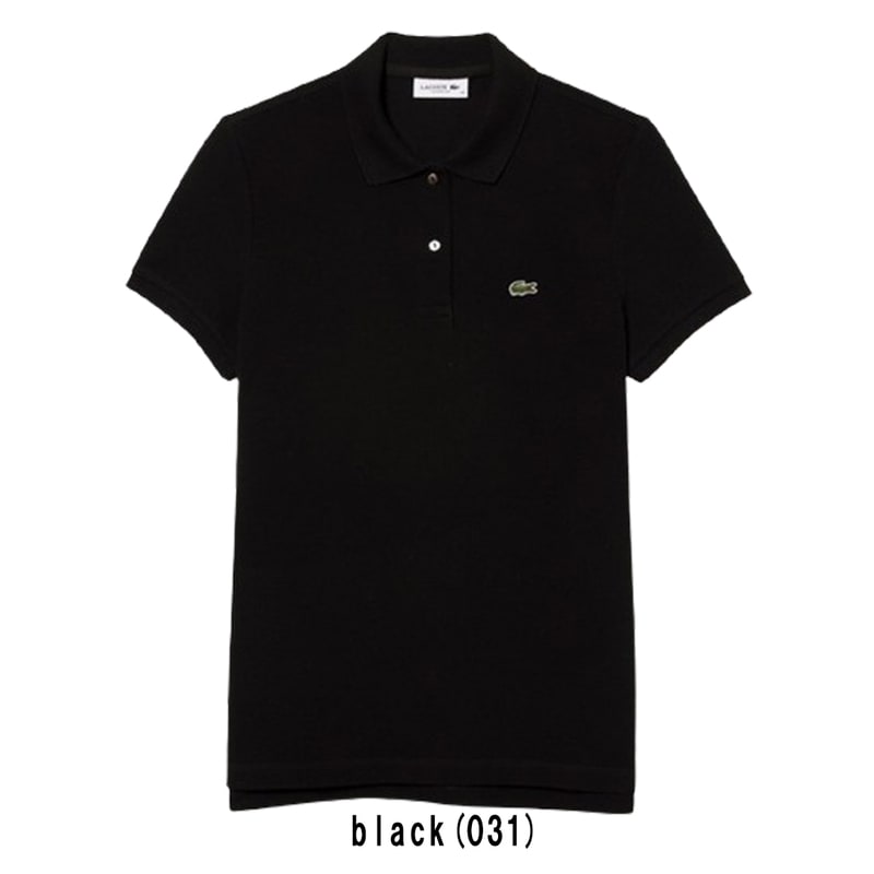 LACOSTE(ラコステ)ポロシャツ ポロ 半袖 レギュラーフィット コットン 鹿の子 ピケ ロゴ ワンポイント スポーツ カジュアル ゴルフ レディース PF7839