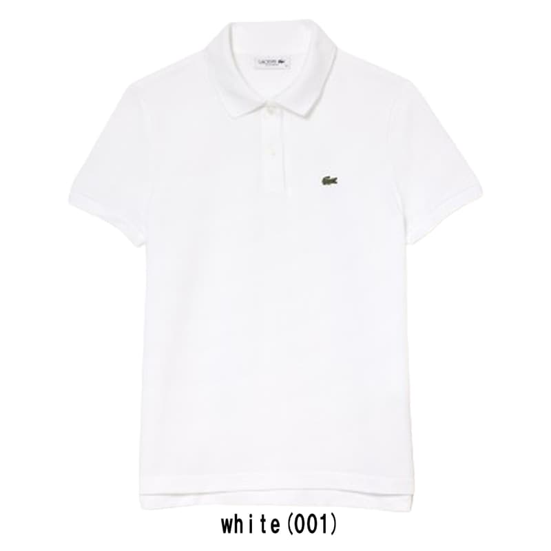 LACOSTE(ラコステ)ポロシャツ ポロ 半袖 レギュラーフィット コットン 鹿の子 ピケ ロゴ ワンポイント スポーツ カジュアル ゴルフ レディース PF7839