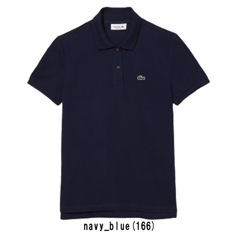 LACOSTE(ラコステ)ポロシャツ ポロ 半袖 レギュラーフィット コットン 鹿の子 ピケ ロゴ ワンポイント スポーツ カジュアル ゴルフ レディース PF7839