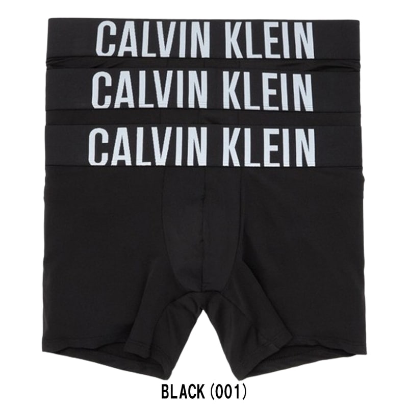 Calvin Klein(カルバンクライン)ck ボクサーブリーフ ボクサーパンツ 前閉じ 3枚組 セット ロゴ インテンスパワー メンズ 男性用 下着 Intense Power NB3612