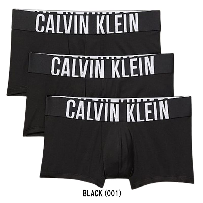 Calvin Klein(カルバンクライン)ck ボクサーパンツ ローライズ 前閉じ 3枚組 セット ロゴ お買い得 パック 下着 メンズ 男性用 インテンスパワー NB3611