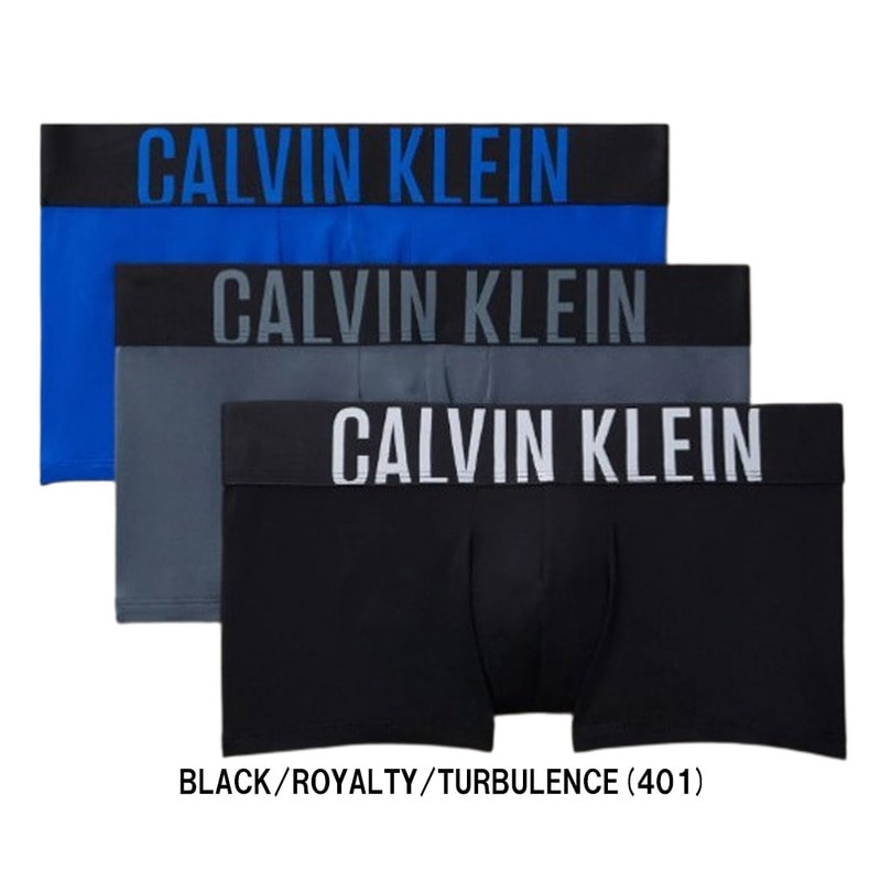 Calvin Klein(カルバンクライン)ck ボクサーパンツ ローライズ 前閉じ 3枚組 セット ロゴ お買い得 パック 下着 メンズ 男性用 インテンスパワー NB3611